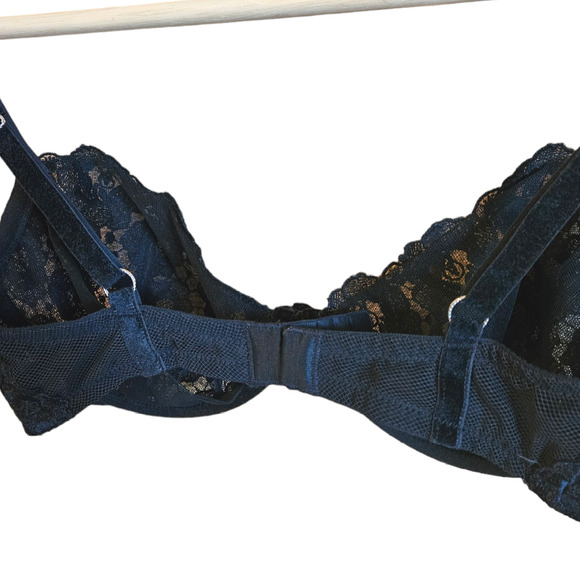 Victoria's Secret Very Sexy Push Up Without Padding Lace Black Women's Size 34D - Picture 6 of 8